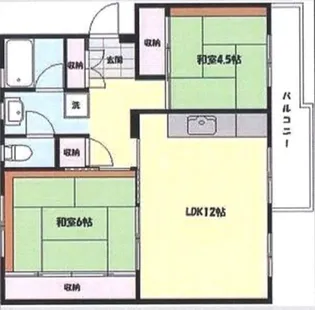 公団3103【4階】の間取り