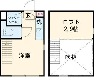 ハーモニーテラス北小岩XIII【2階】の間取り