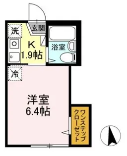 フラット大久保【2階】の間取り