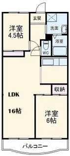 リバーヒルズ【3階】の間取り