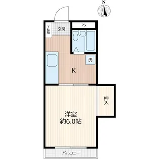 ルレーブ見川I【2階】の間取り