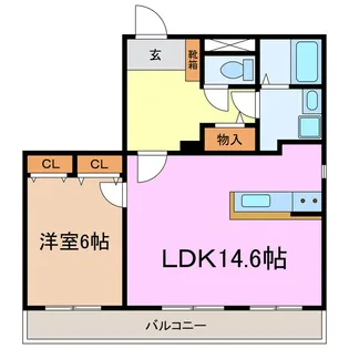 セカンドステージ平針【3階】の間取り