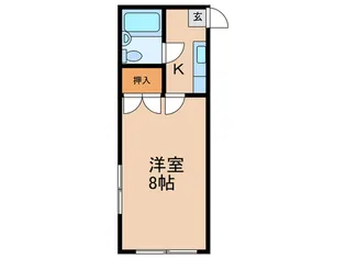 スタ-フラッツ【1階】の間取り