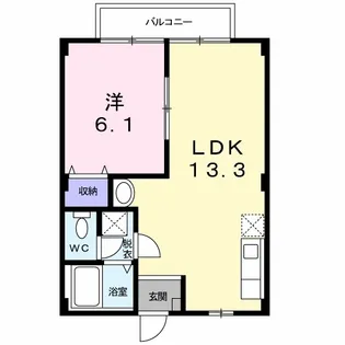 高知県高知市大津甲【アパート】の間取り