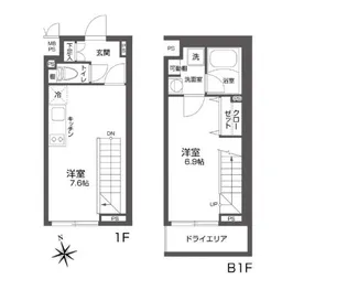 東京都杉並区高円寺南4【マンション】の間取り