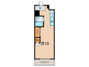甲南灘コーポラス【4階】の間取り