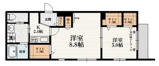 ステラルーチェ【1階】の間取り