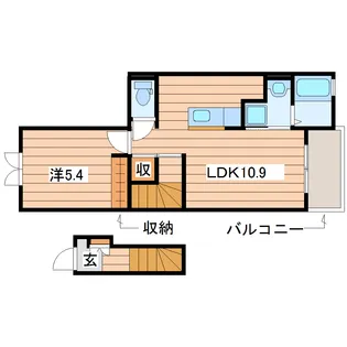 アイラビスタI【2階】の間取り