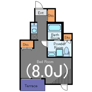 恵比寿樹乃家【1階】の間取り