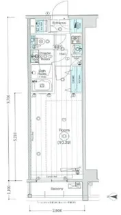 MAXIV北千住【2階】の間取り