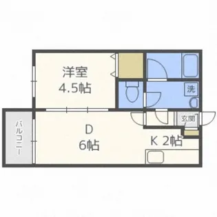 EY真駒内【3階】の間取り