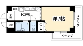 大志苑【3階】の間取り