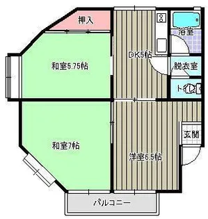 メゾンドールSENAMIMIII【2階】の間取り