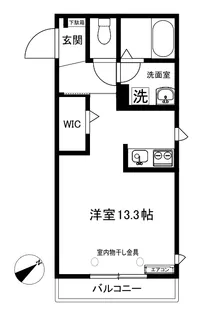 グランディール新百合【1階】の間取り