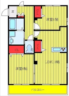 スマイル若木I【2階】の間取り