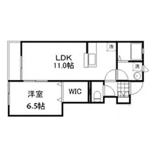 ラ・マノカルダ【1階】の間取り