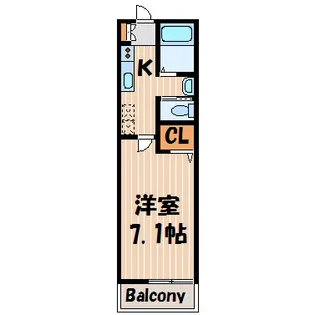 ストーンビレッジ井土ヶ谷【1階】の間取り