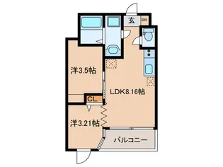 THE GRAND WIN【3階】の間取り