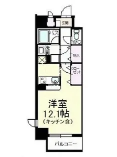 ホタカリュミエール・イワタ【6階】の間取り