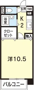 サイノス常三島【4階】の間取り