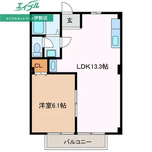 サニーコート玉城【2階】の間取り