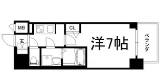 サムティ姫島FELICETO【11階】の間取り
