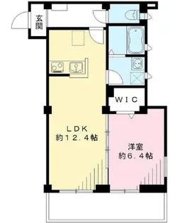 ビューノ芦花【4階】の間取り