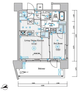 リライア東京墨田【2階】の間取り