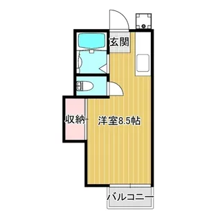 ハイツ小松【1階】の間取り