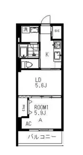 コスモ和光12【5階】の間取り
