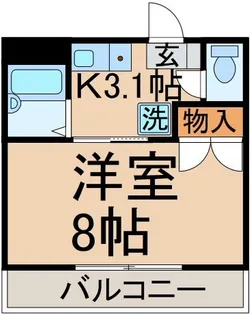 フローレン【3階】の間取り