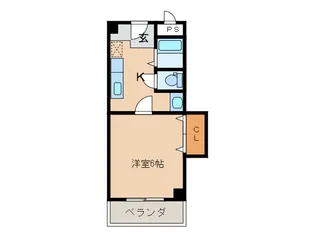 メゾンミハラ【1階】の間取り