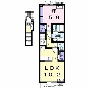 IS・PLACE II【2階】の間取り