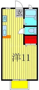 クレセントリヴェール【1階】の間取り