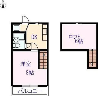アーバングリーンII【1階】の間取り
