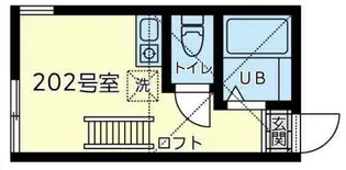 ユナイト和田町ラファイエット【2階】の間取り