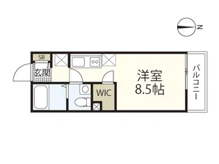 COLLINA白石【2階】の間取り