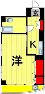 吾妻橋マンション【9階】の間取り