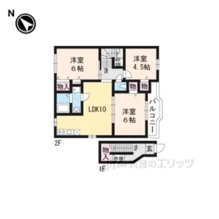 フォレスタ千丈【2階】の間取り