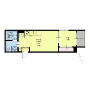 REGALEST Advance 太子堂駅【3階】の間取り