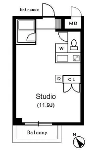 菱和パレス大森山王【1階】の間取り