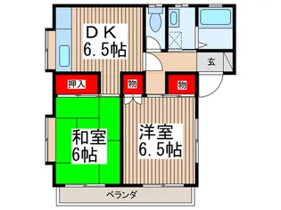 萩原ハイツ【2階】の間取り