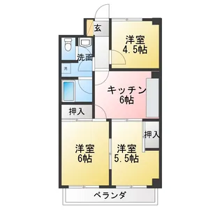 バイオレットハイツ土屋【1階】の間取り