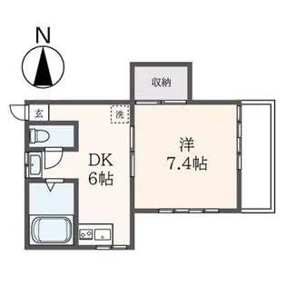 ハイツ森正【2階】の間取り