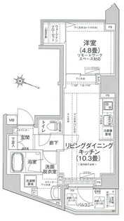 アイルプレミアム本駒込【10階】の間取り