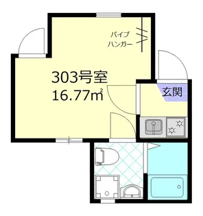 エーハイム栗原【3階】の間取り