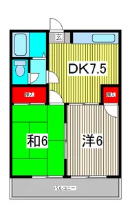 ハイム東本郷【2階】の間取り