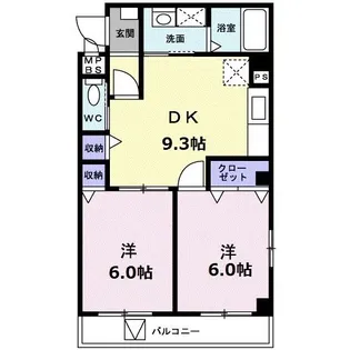 レジデンス【3階】の間取り