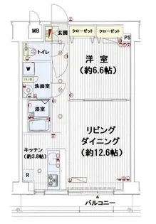 ヴェルステージ秋葉原EAST【11階】の間取り