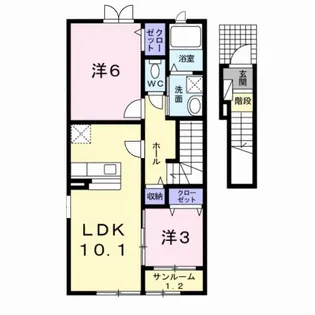 グレイス【2階】の間取り